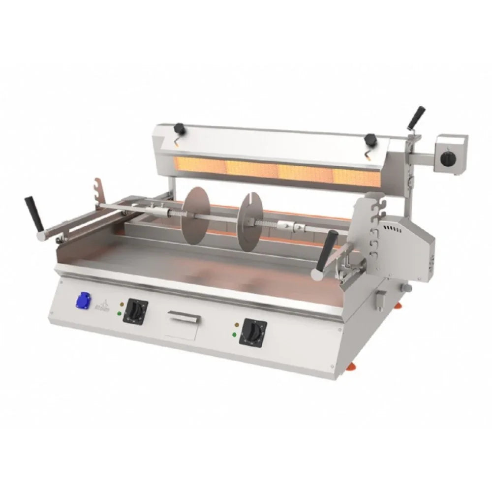 Atalay ACAG-02 Yatay Et Pişirme Cağ Kebabı MakinesiI Elektrikli 9,8 kW