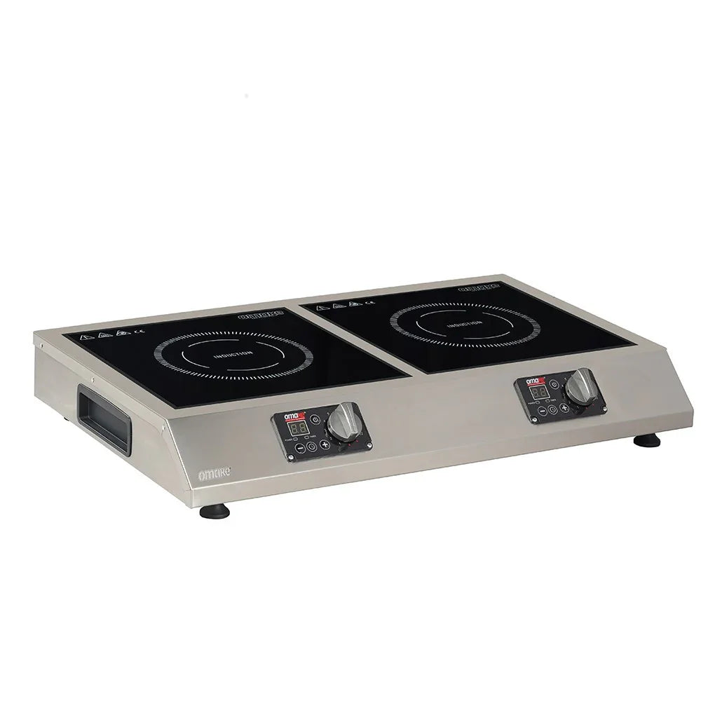 Omake IND11.I25.3500 Çiftli İndüksiyon Ocak, 2x3500 W, Elektrikli