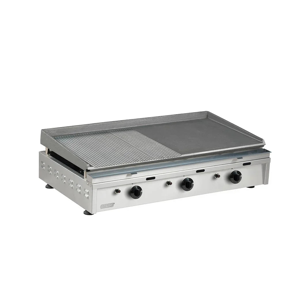 Omake IZG02.N11.2080 Döküm Pleyt Izgara, 80 cm, Gazlı - Mutbaka Endüstriyel Mutfak Ekipmanları