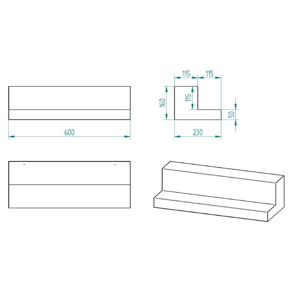 Decorelax 2 KATLI BAR STANDI MODEL-1 SİYAH - Mutbaka