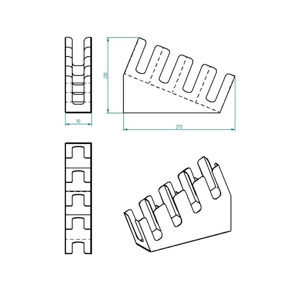 Decorelax Çay Kahve Karton Bardaklık Standı 2li Set