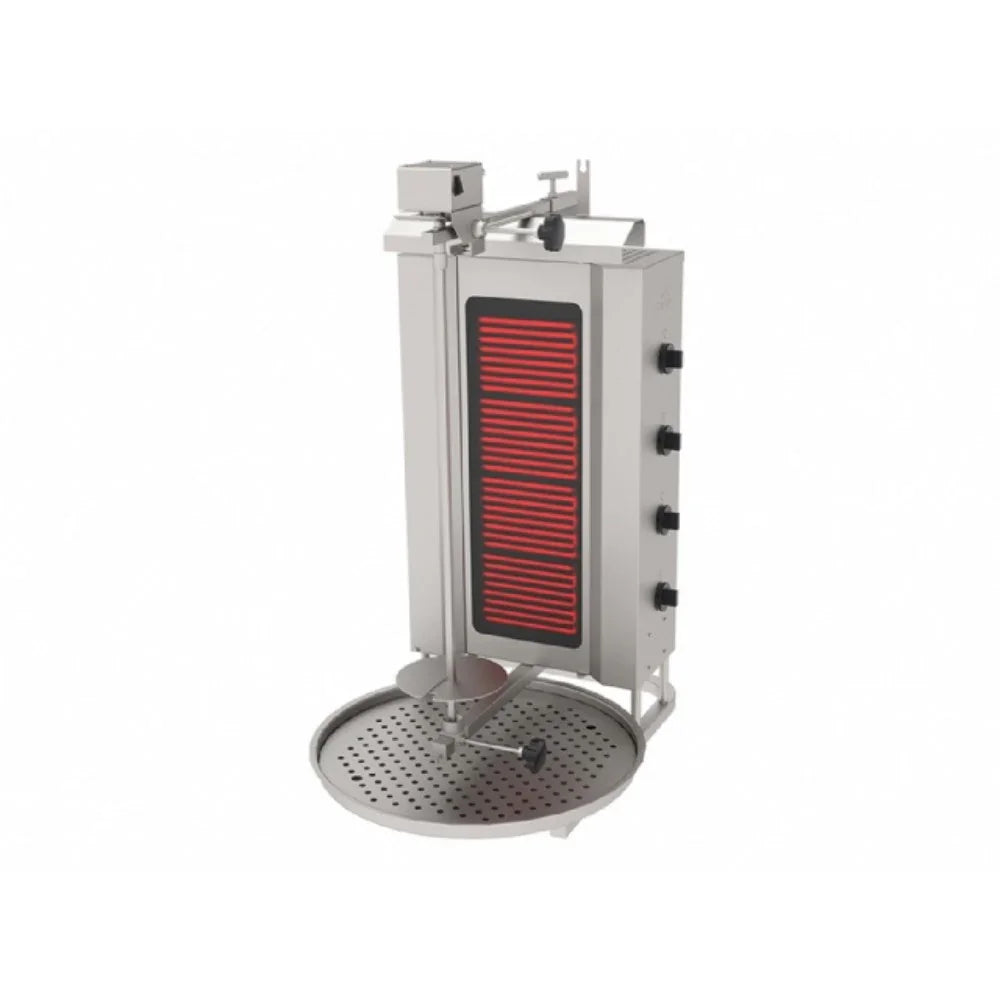 Atalay ADE-4U Döner Ocağı 4 Radyanlı Üstten Motorlu Elektrikli 6.4 Kw