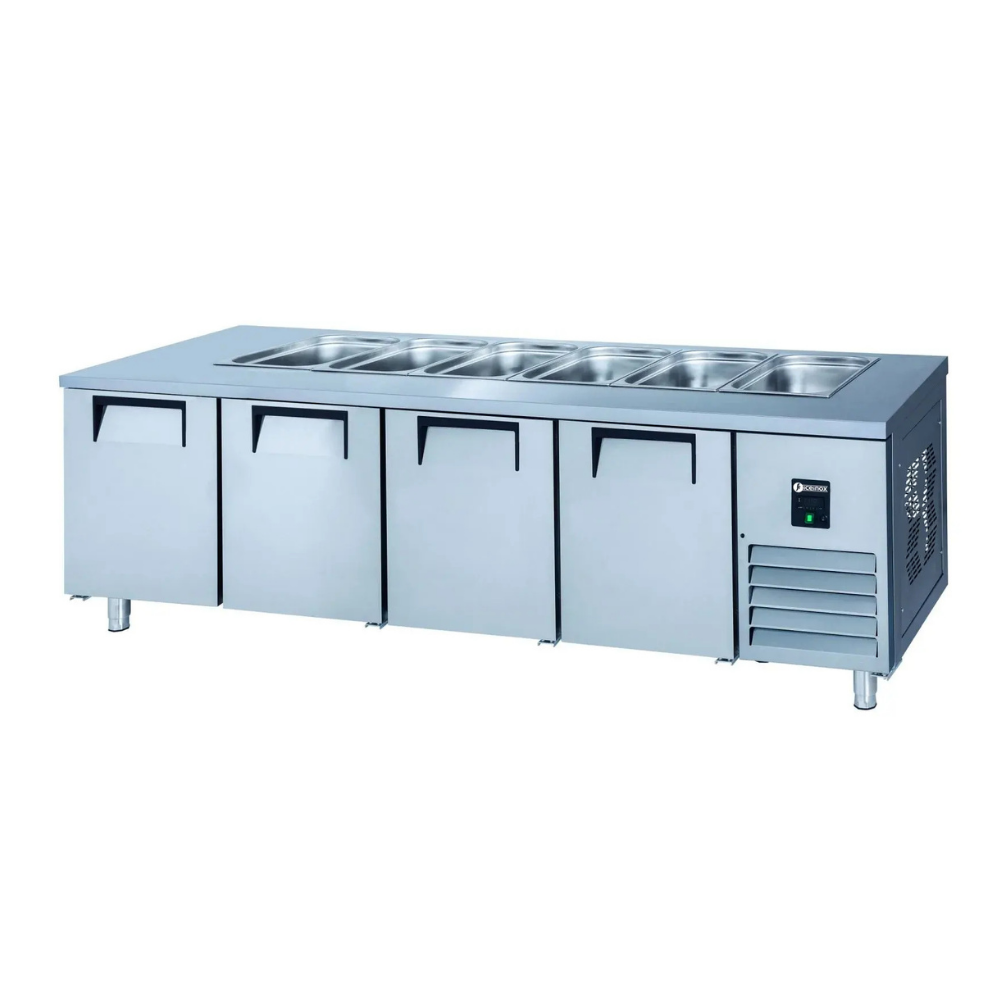 Iceinox STS 650 CR Servis Buzdolabı, 650 L, SS430, 4 Kapılı