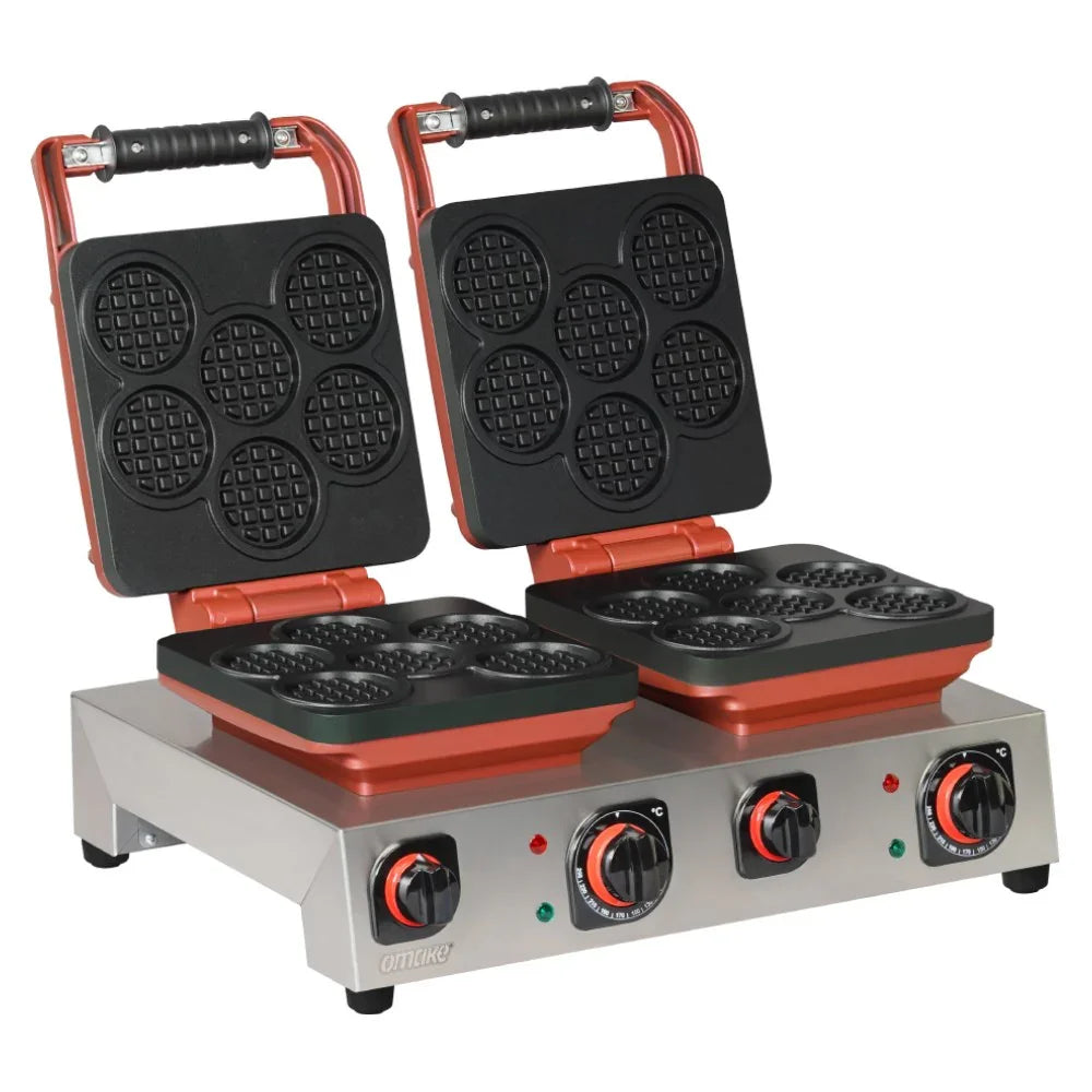 Omake WFL21.E22.0501 Çiftli Kare Waffle Makinesi Coin Model, Zamanlayıcılı, Elektrikli - Mutbaka Endüstriyel Mutfak Ekipmanları