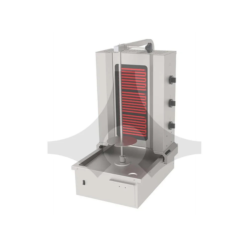 Atalay ADE-3A Döner Ocağı Elektrikli 3 Gözlü Alttan Motor 4.8 kW