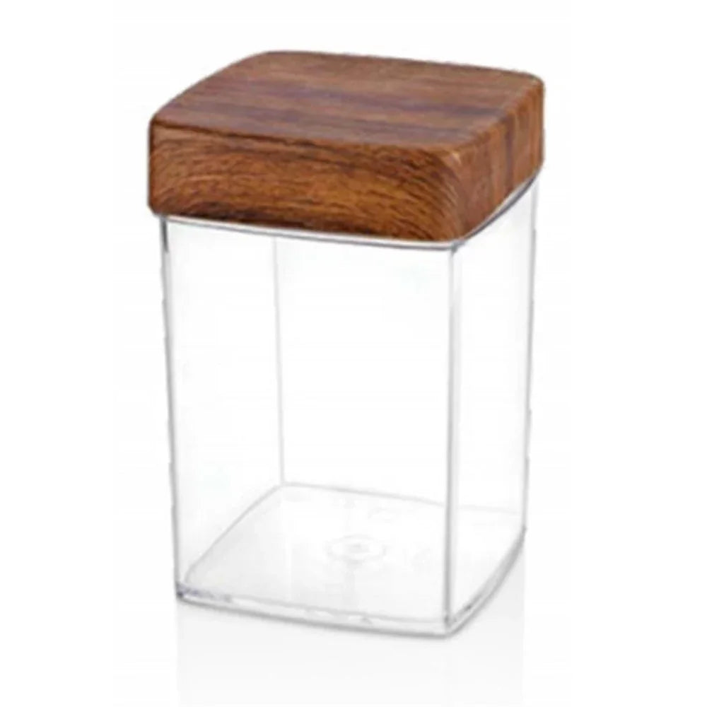 Evelin 10816 Kare Kavanoz 0,4 L 7,5x7,5x10,5 cm - Mutbaka Endüstriyel Mutfak Ekipmanları