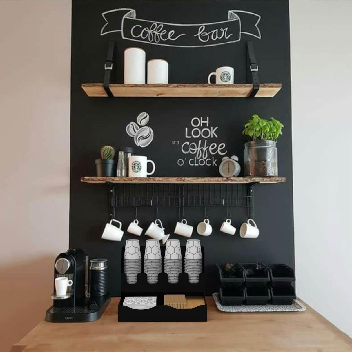 Decorelax Metal Çay ve Kahve Organizasyon Standı 16 oz