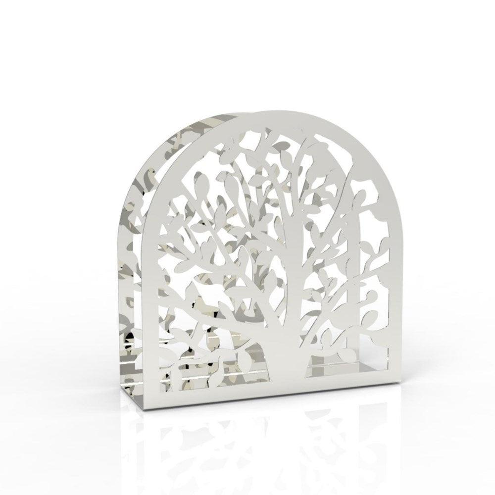 Decorelax Hayat AğacıTemalı Gümüş Metal Peçetelik