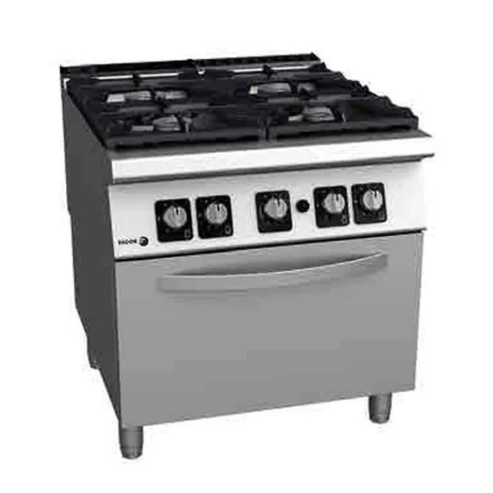 Fagor C-G941 Gazlı ve Elektrikli Kuzineli Ocaklar 37,3 kW (LPG) 80 Cm - Mutbaka Endüstriyel Mutfak Ekipmanları