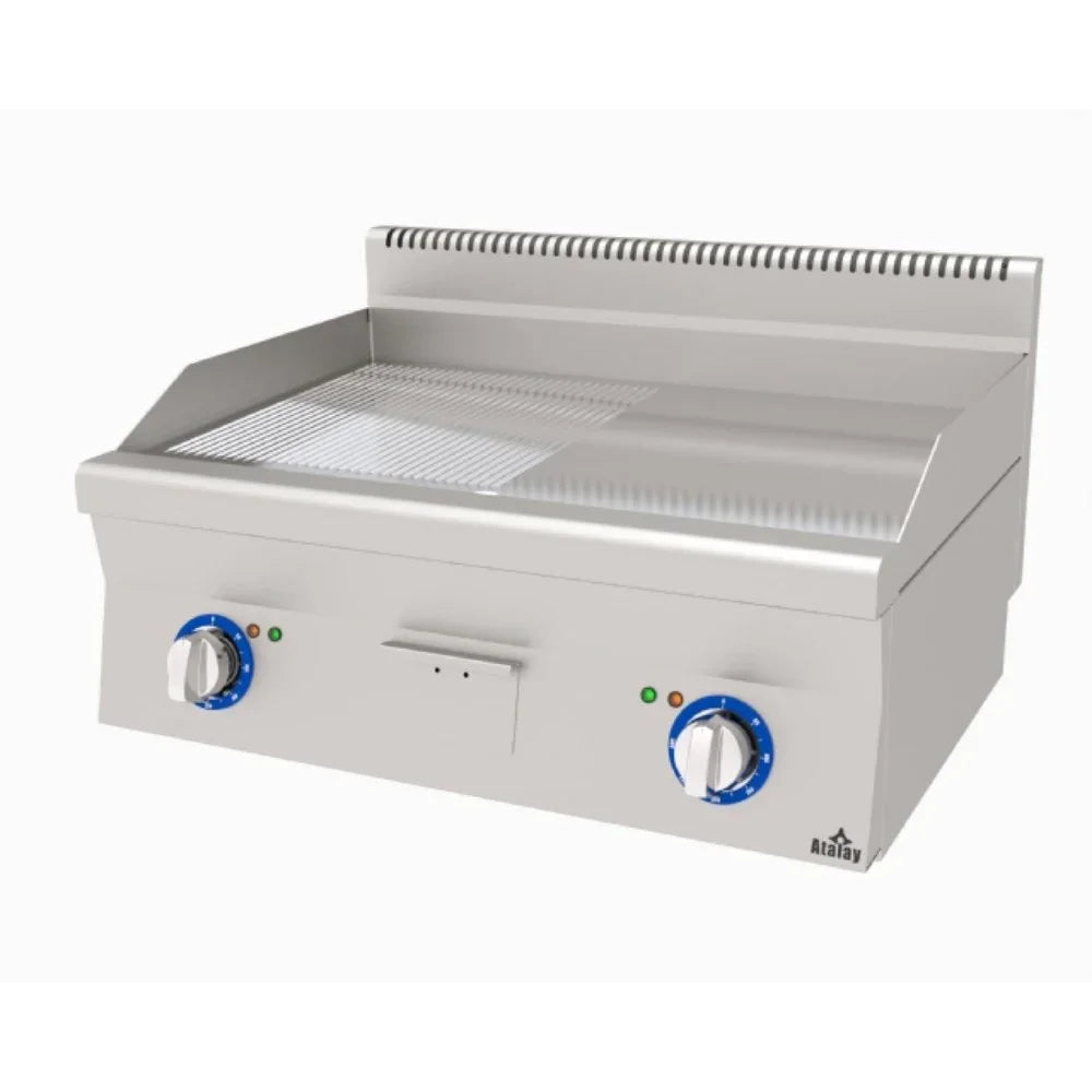 Atalay E AEI-860-ND-CR Plate Izgara Elektrik 800x600 9 Kw - Mutbaka Endüstriyel Mutfak Ekipmanları