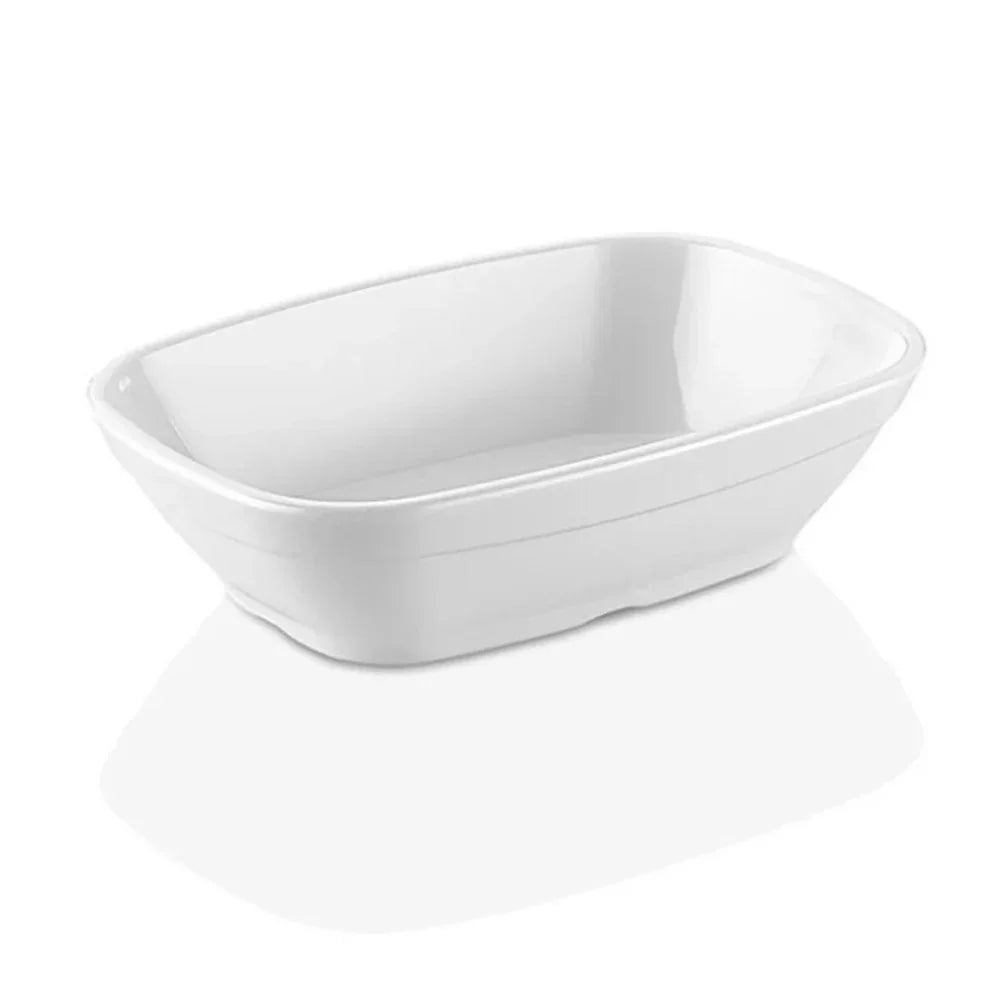 Güral EO17KR00 Ent Kare Kayık Tabak 17 cm - Mutbaka Endüstriyel Mutfak Ekipmanları