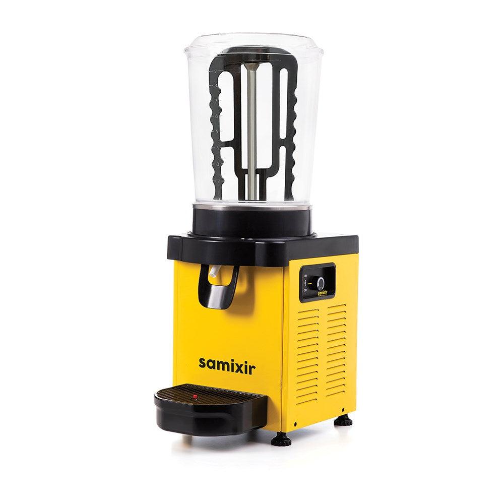 Samixir Panoramik Karıştırıcılı Soğuk İçecek Dispanseri Analog 10 L Sarı - Mutbaka