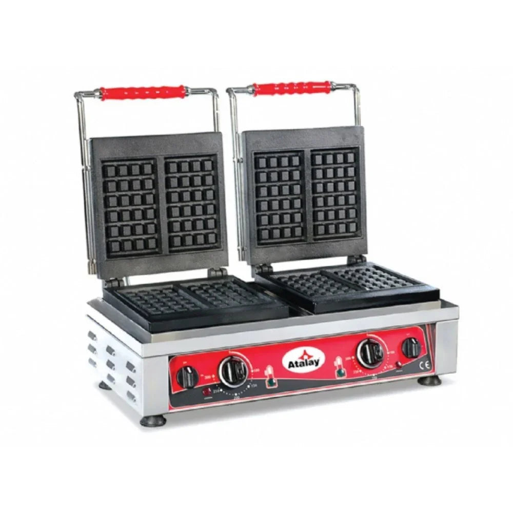 Atalay AWM-2402 Waffle Makinesi Çiftli 4,4 Kw - Mutbaka Endüstriyel Mutfak Ekipmanları