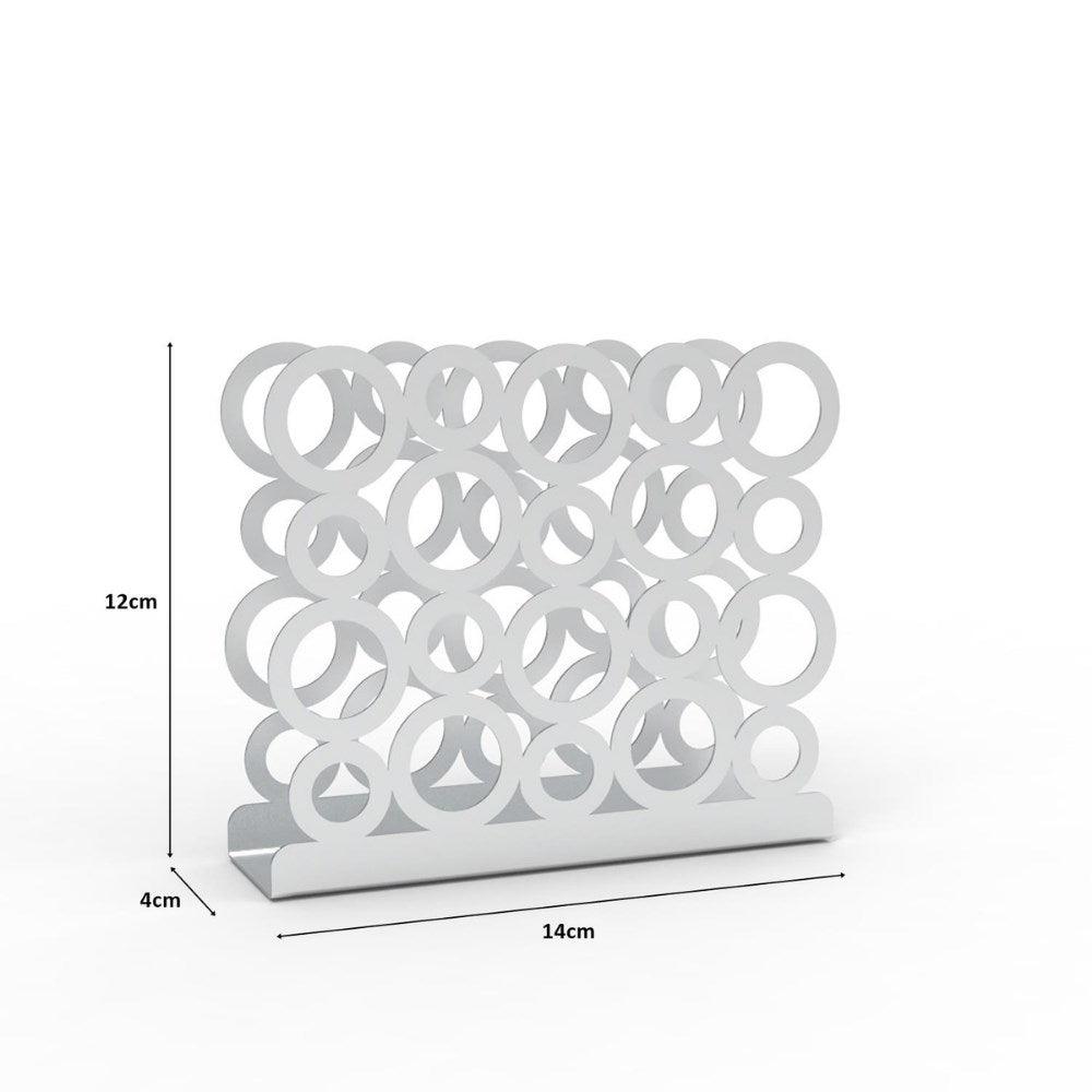 Decorelax Modern Halka Tasarımıyla Zarif Sofralar: Gümüş Renk Metal Peçetelik