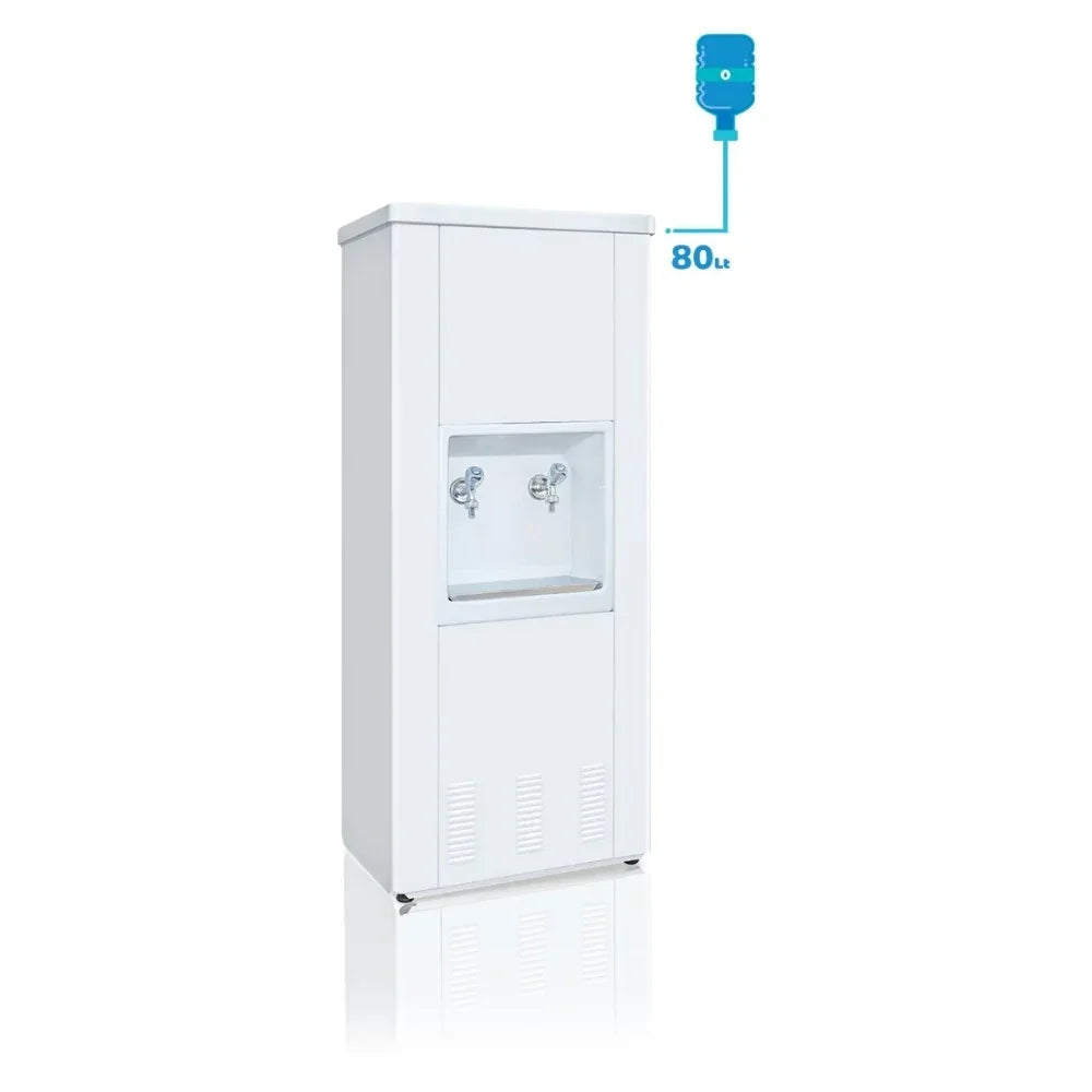 Emsaş Boyalı Su Sebili 80 L Krom İç Kazan