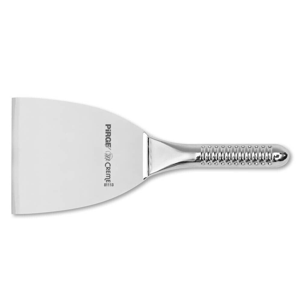Pirge Creme Spatula No: 3 Paslanmaz Sap 12 cm - Mutbaka