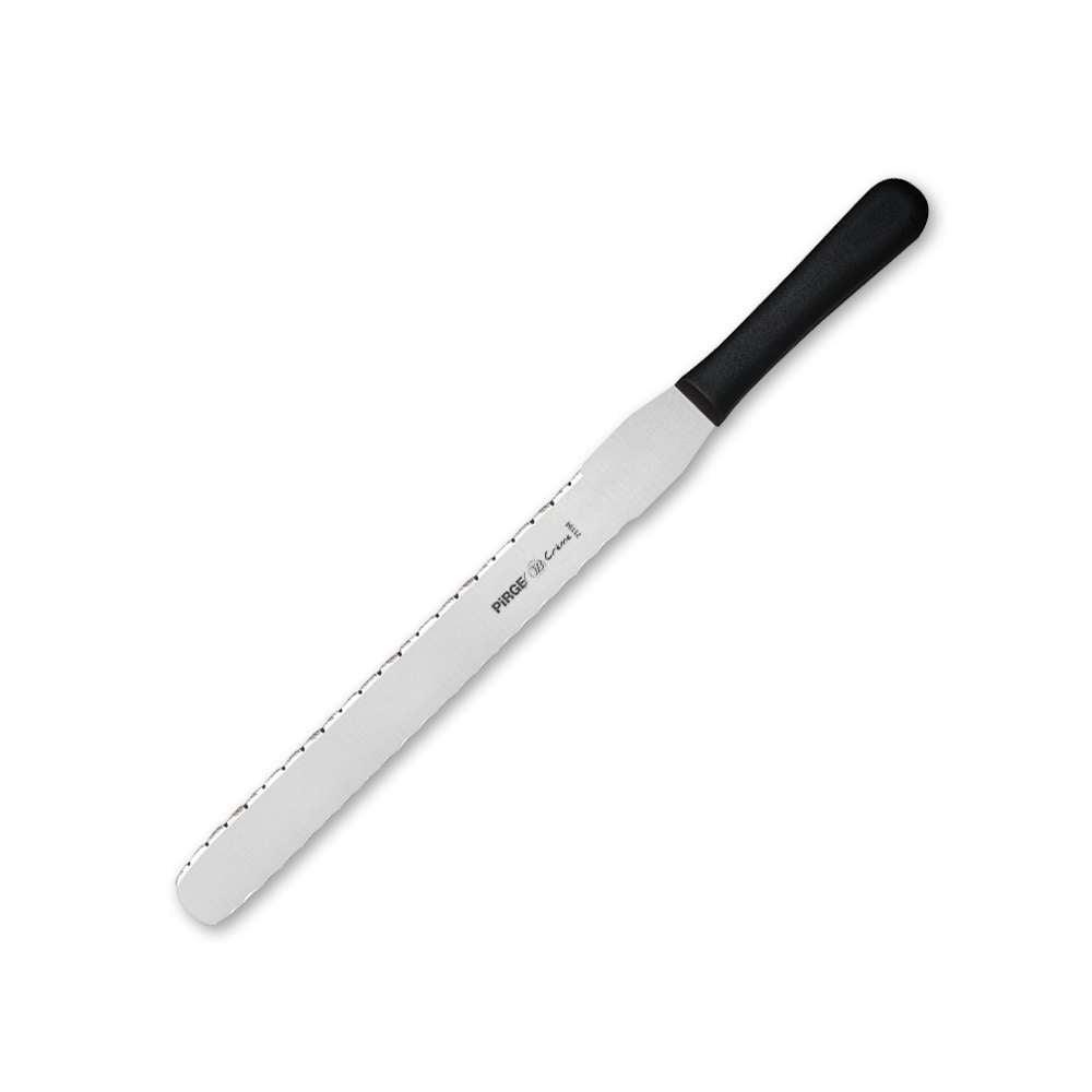Pirge PRG71194-01 Creme Pasta Bıçağı Çift Dişli 30 cm Siyah - Mutbaka Endüstriyel Mutfak Ekipmanları