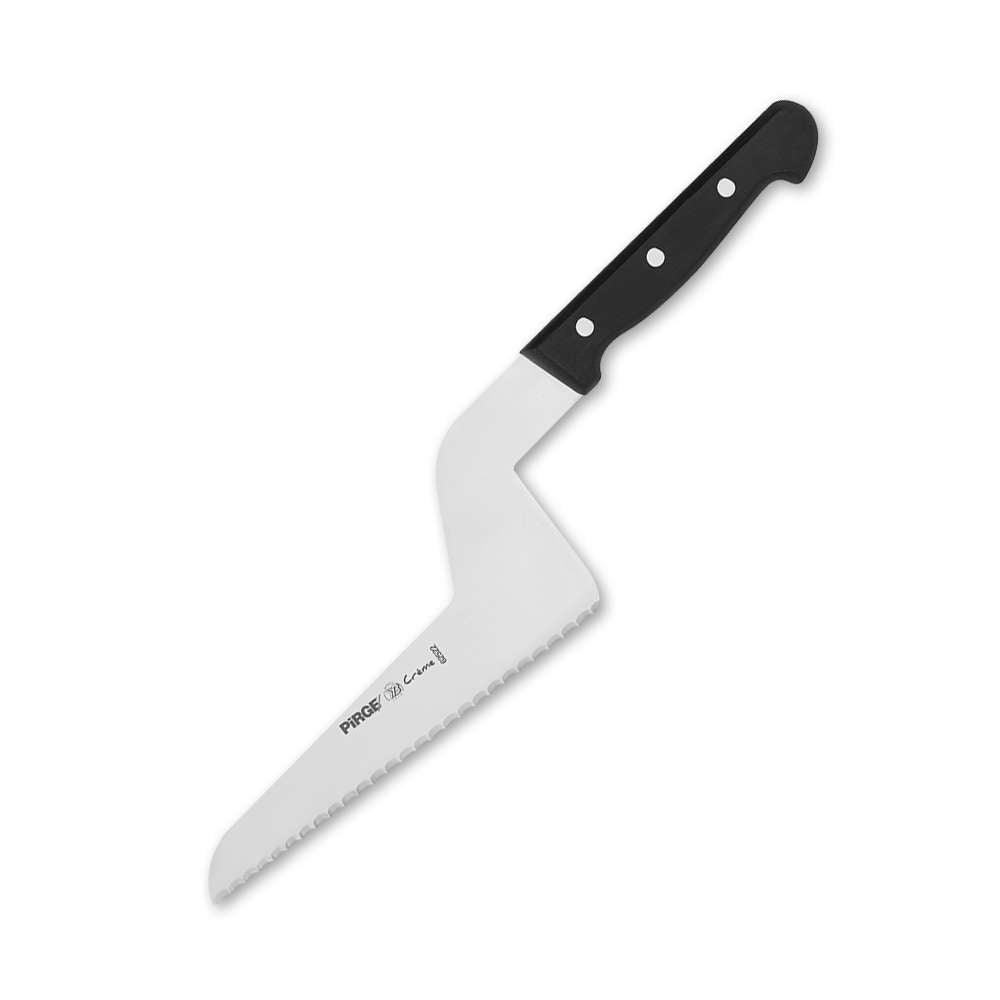 Pirge PRG62522-01 Creme Ekmek & Pasta Bıçağı Dişli 22 cm Siyah - Mutbaka Endüstriyel Mutfak Ekipmanları