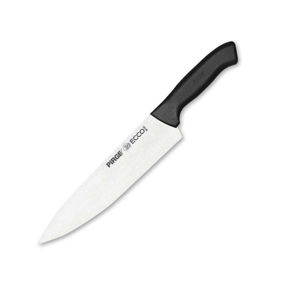Pirge PRG38162-01 Ecco Şef Bıçağı 23 cm Siyah - Mutbaka Endüstriyel Mutfak Ekipmanları