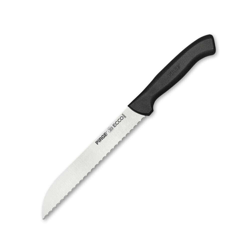 Pirge PRG38024-01 Ecco Ekmek Bıçağı Pro 17,5 cm Siyah - Mutbaka Endüstriyel Mutfak Ekipmanları