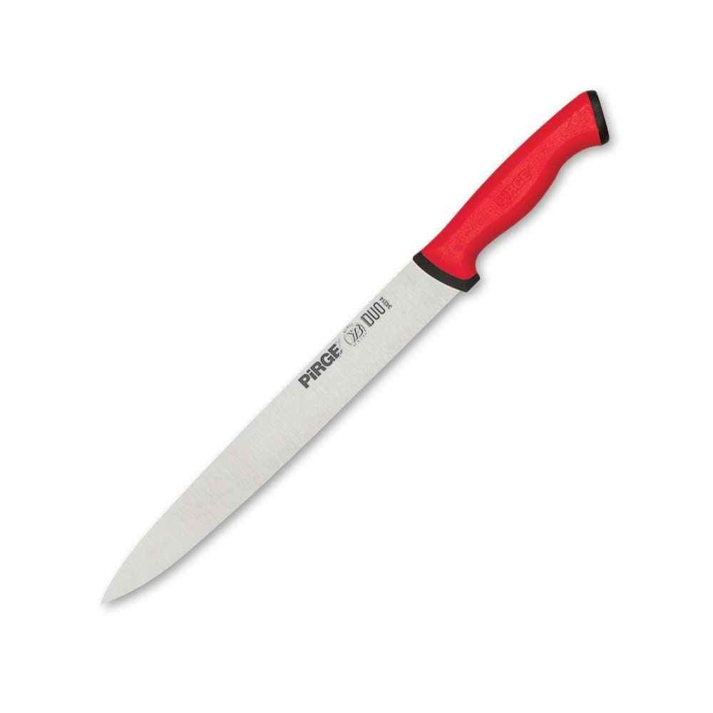 Pirge PRG34314-02 Duo Dilimleme Bıçağı 25 cm Kırmızı - Mutbaka Endüstriyel Mutfak Ekipmanları