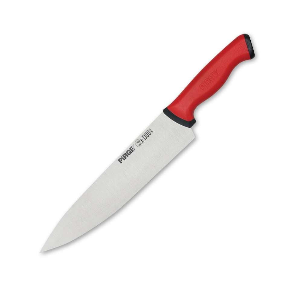 Pirge PRG34162-02 Duo Şef Bıçağı 23 cm Kırmızı - Mutbaka Endüstriyel Mutfak Ekipmanları