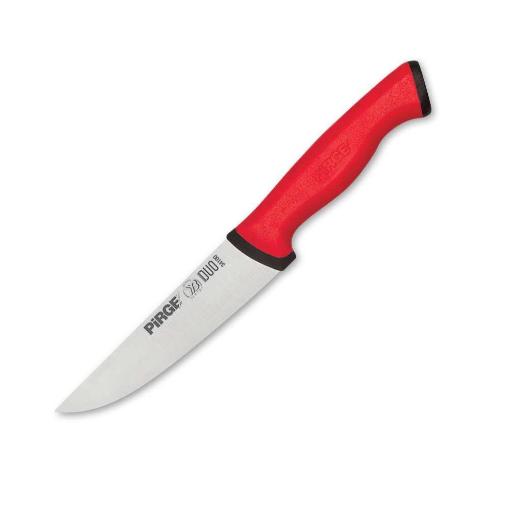 Pirge PRG34100-02 Duo Kasap Bıçağı No: 0 12,5 cm Kırmızı - Mutbaka Endüstriyel Mutfak Ekipmanları
