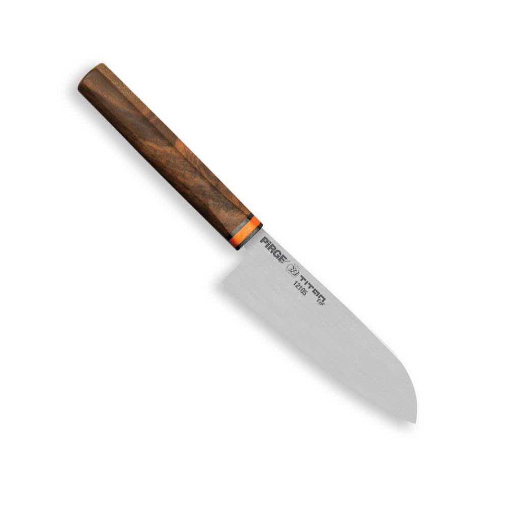 Pirge Titaneast Japon Şef Bıçağı - Santoku 16 cm - Mutbaka