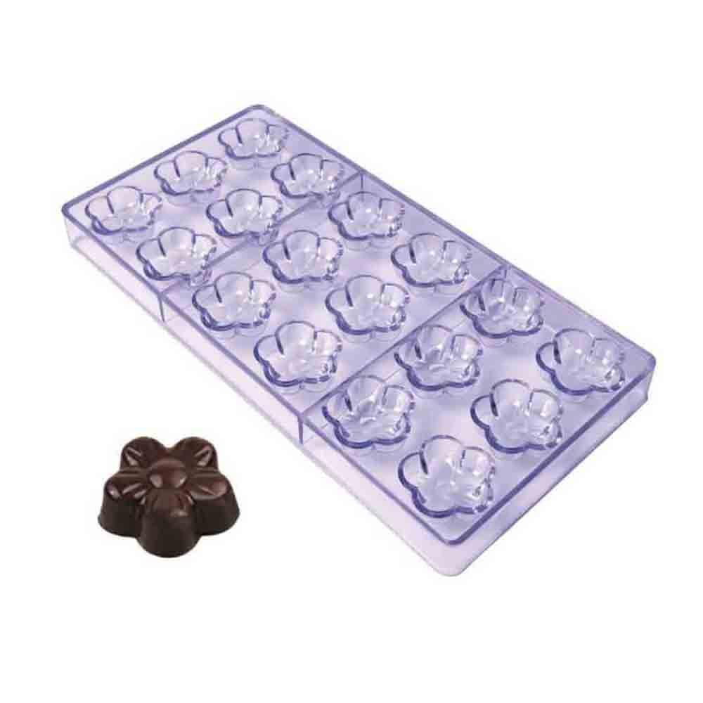 Epinox Polikarbon Çikolata Kalıbı Çiçek 27,5x13,5 cm - Mutbaka