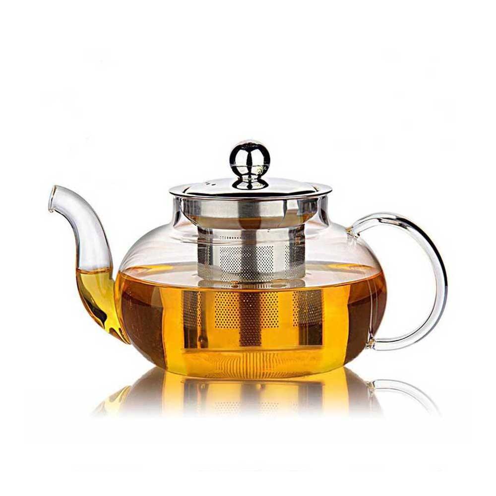 Epinox Cam Demlik 600 ml - Çelik Süzgeç - Mutbaka