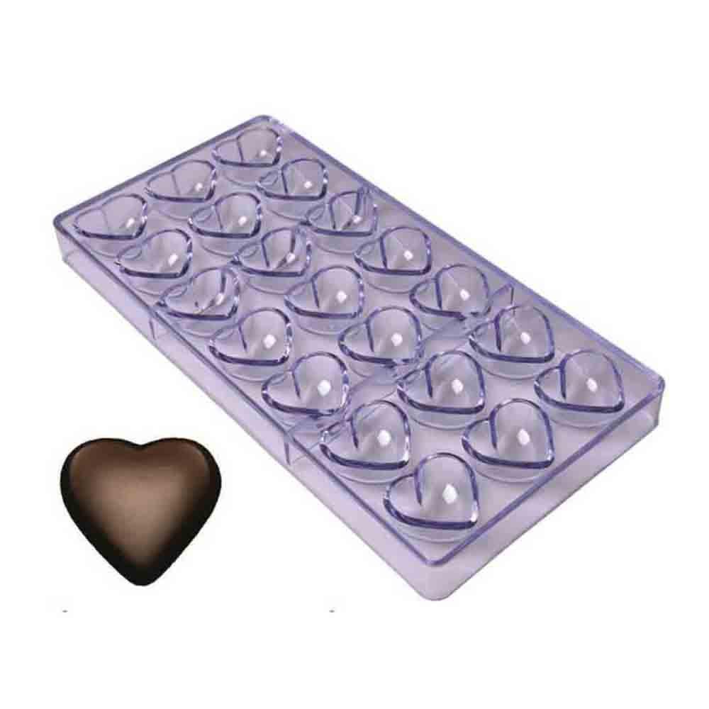 Epinox Polikarbon Çikolata Kalıbı Kalp 27,5x13,5 cm - Mutbaka