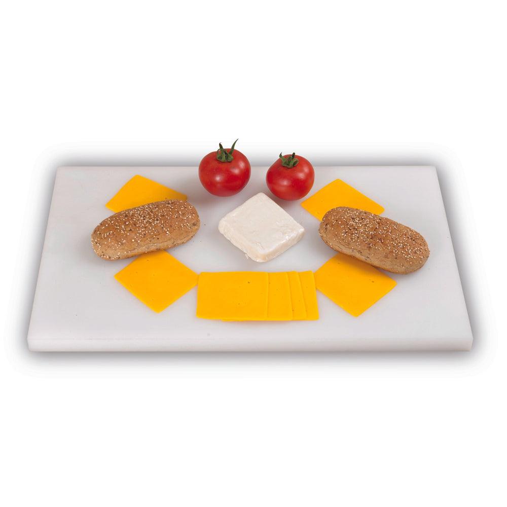 Burç Plastik Polietilen Kesme Tahtası 30x50x4 cm Beyaz - Mutbaka