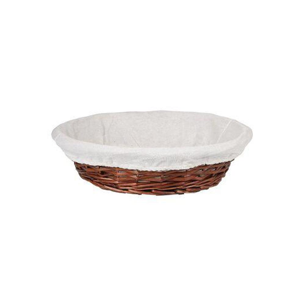 Epinox Hasır Bezli Yuvarlak Ekmek Sepeti - Mutbaka