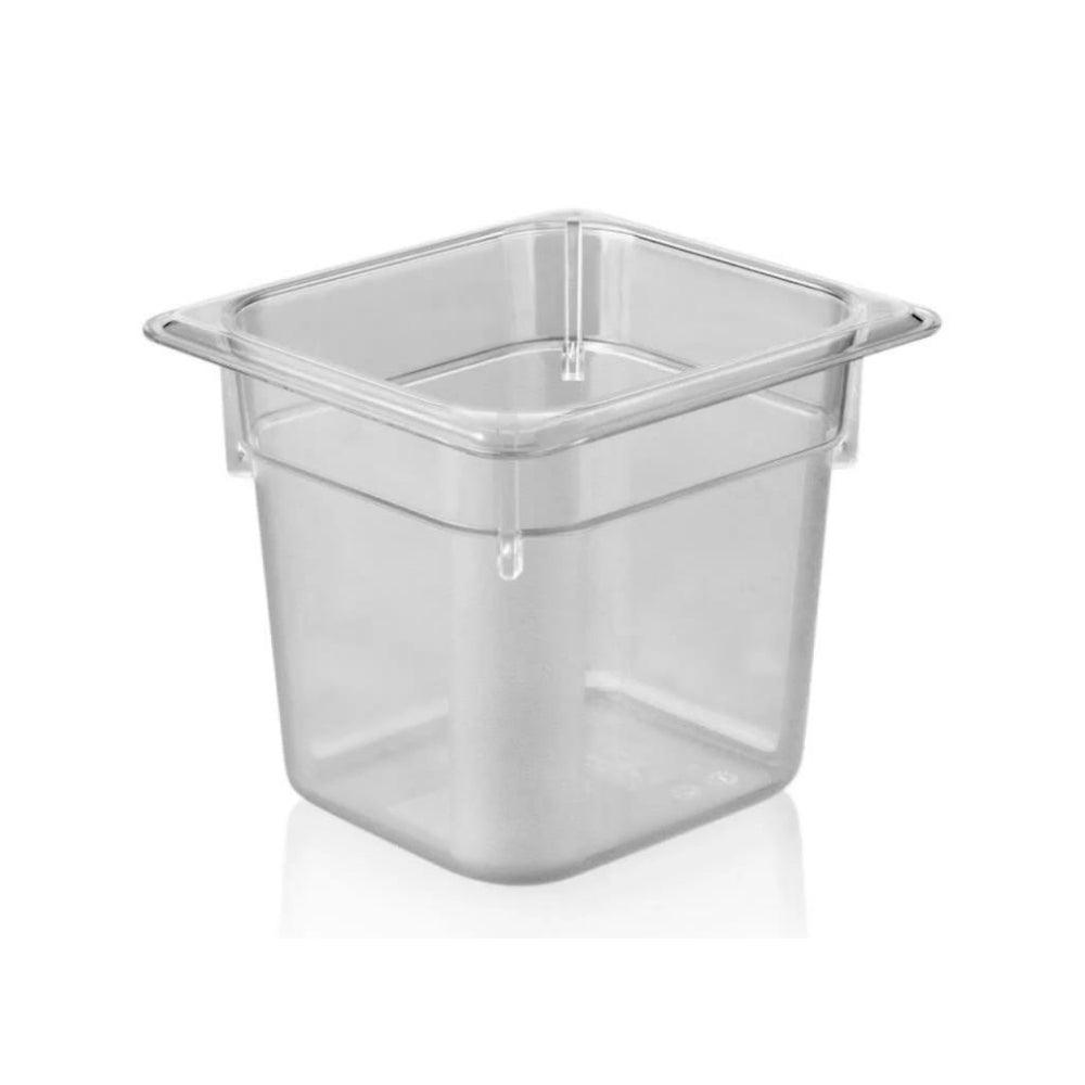 Kapp Polikarbon Şeffaf Gastronom Küvet 1/6 150 mm - Mutbaka