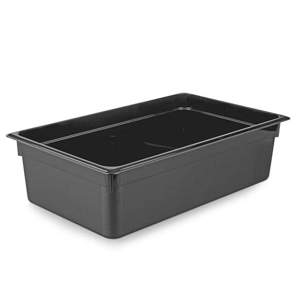 Kapp Polikarbon Siyah Gastronom Küvet 1/1 150 mm - Mutbaka