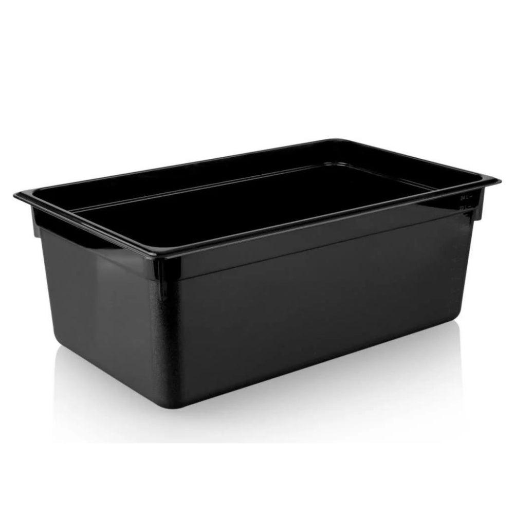 Kapp Polikarbon Siyah Gastronom Küvet 1/1 200 mm - Mutbaka