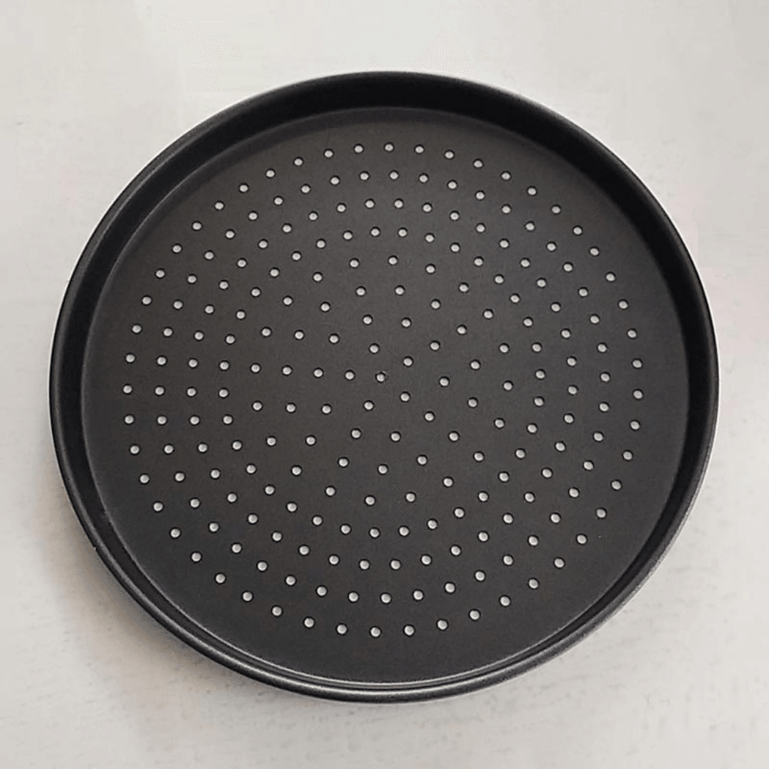 Almetal AL-PZZ.STD.P.K.40 Teflon Kaplamalı Alüminyum Standart Delikli Pizza Tava 40 cm - Mutbaka Endüstriyel Mutfak Ekipmanları