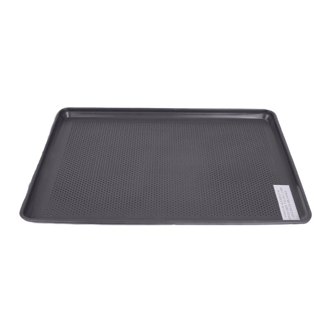 Almetal Teflon Kaplamalı Alüminyum Delikli Kaplamalı Döner Fırın Tavası 1,5 mm 40x60 cm - Mutbaka