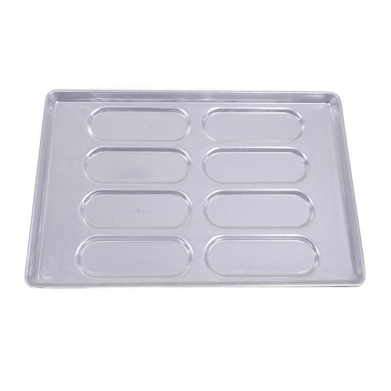 Almetal Alüminyum Sandviç Ekmek Tava (100 gr Hamur) 40x60 cm 8 Göz - Mutbaka