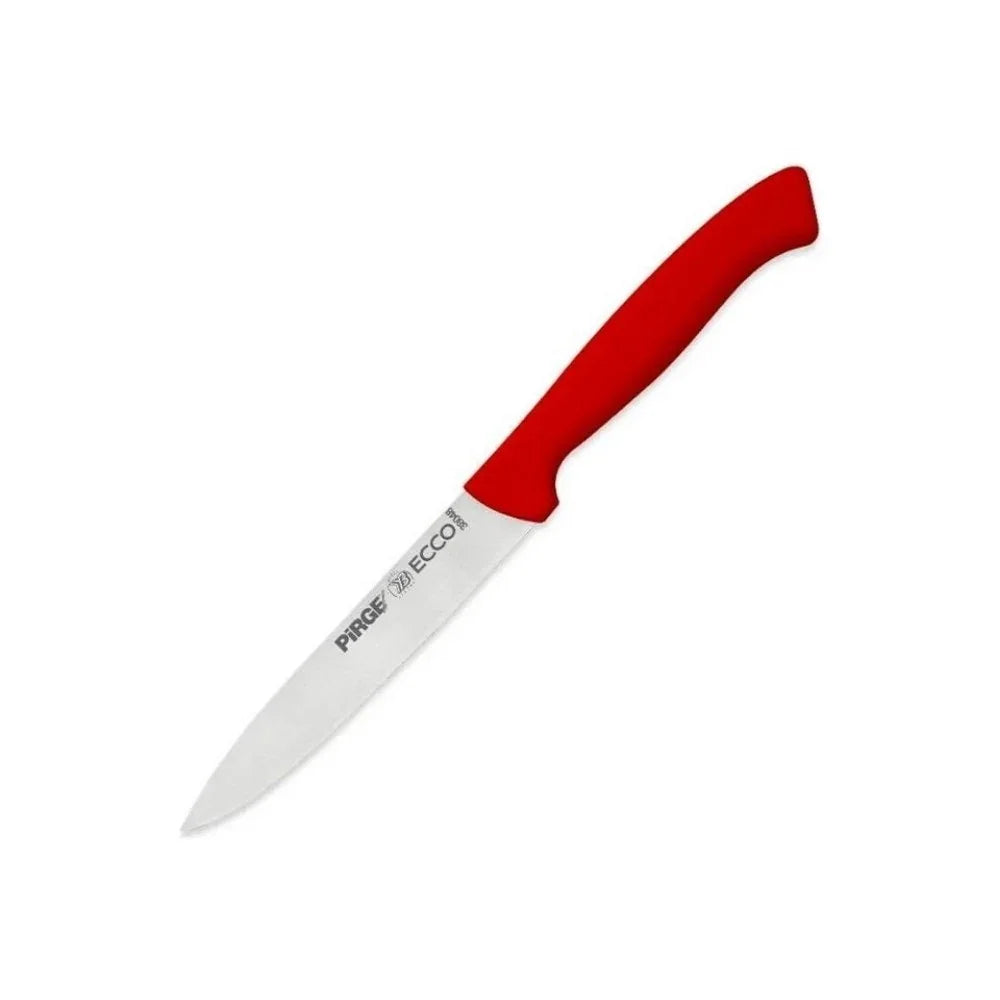 Pirge PRG38047-02 Ecco Sebze Bıçağı Sivri 9 cm Kırmızı - Mutbaka Endüstriyel Mutfak Ekipmanları