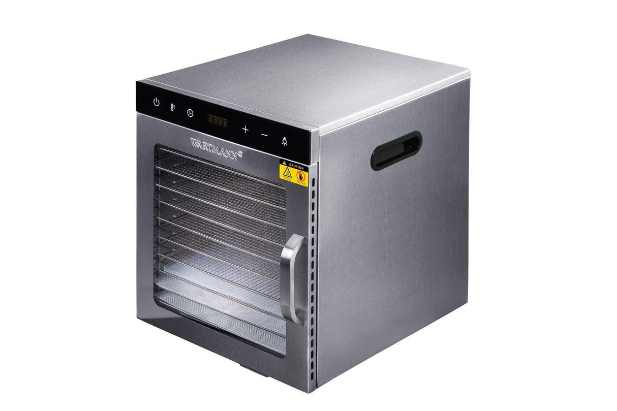 Wartmann Paslanmaz Çelik Meyve ve Sebze Kurutma Makinesi, 10 Tepsi Kapasiteli - Mutbaka