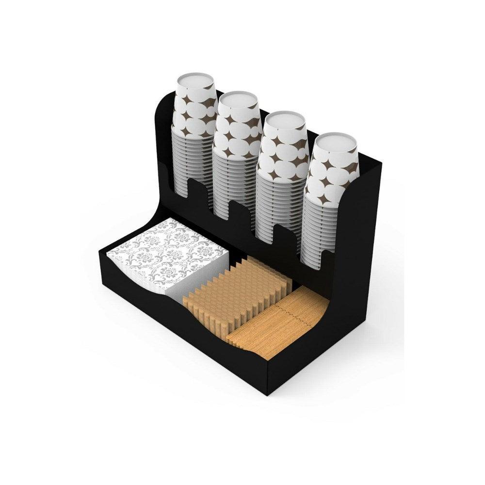 standDecorelax Metal Çay ve Kahve Organizasyon Karton Bardaklık Standı 8 oz