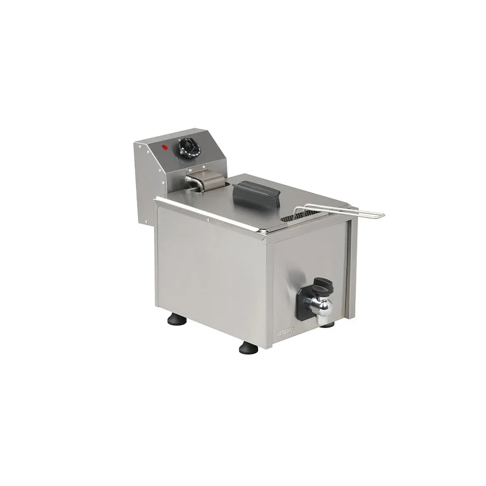 Omake FRT12.E11.0101 Tahliyeli Fritöz, 10 L, Elektrikli