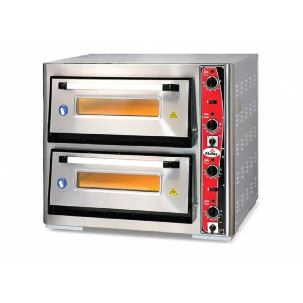 Atalay APF-62-2 Pizza Fırını 62x62 Çift Katlı 10 Kw - Mutbaka Endüstriyel Mutfak Ekipmanları