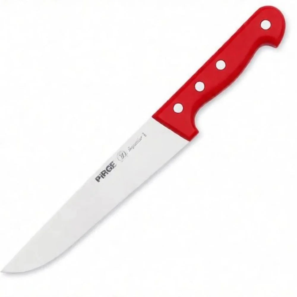 Pirge PRG91004-02 Superior Kasap Bıçağı No: 4 21 cm Kırmızı - Mutbaka Endüstriyel Mutfak Ekipmanları