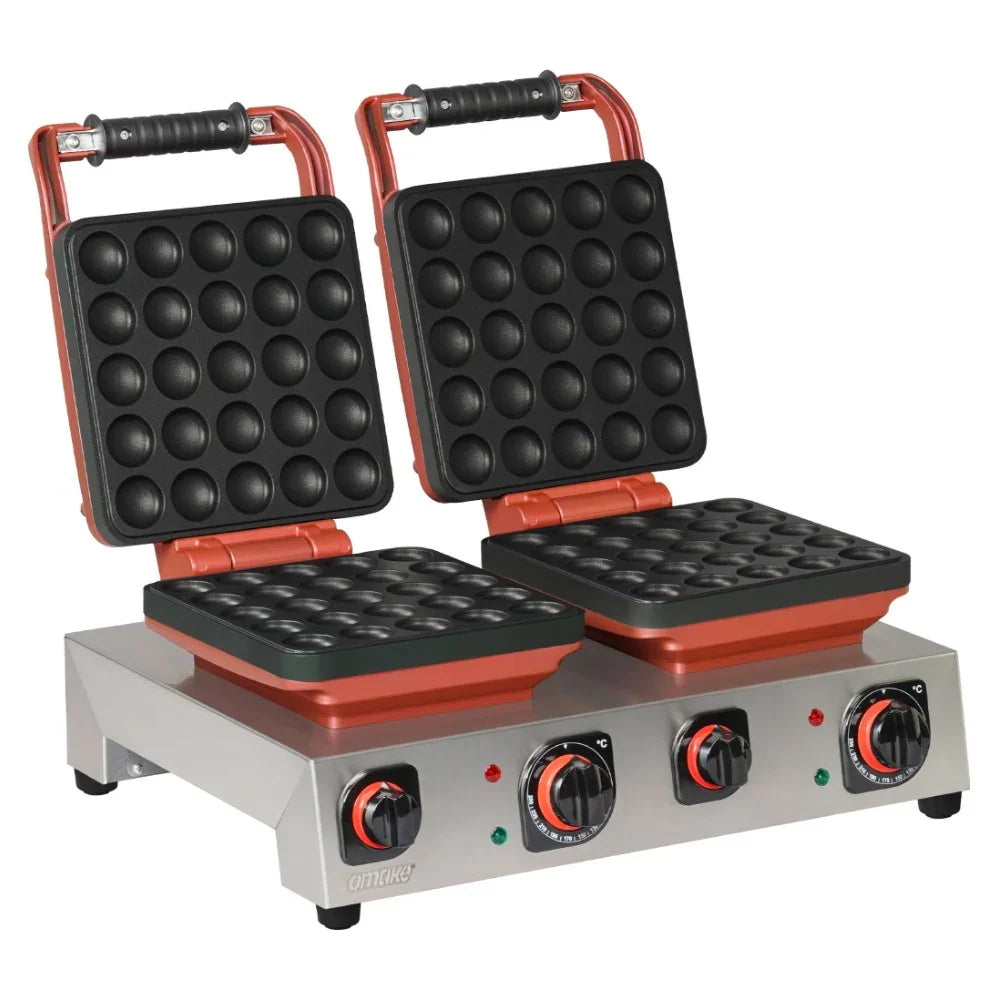 Omake WFL21.E22.0601 Çiftli Kare Waffle Makinesi Balls Q333 Model, Zamanlayıcılı, Elektrikli - Mutbaka Endüstriyel Mutfak Ekipmanları