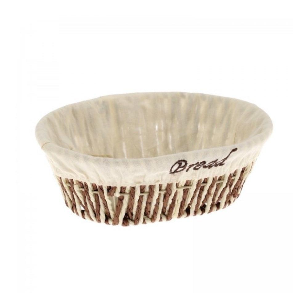 Ün Oval Hasır Ekmek Sepeti 24x18x8 cm - Mutbaka
