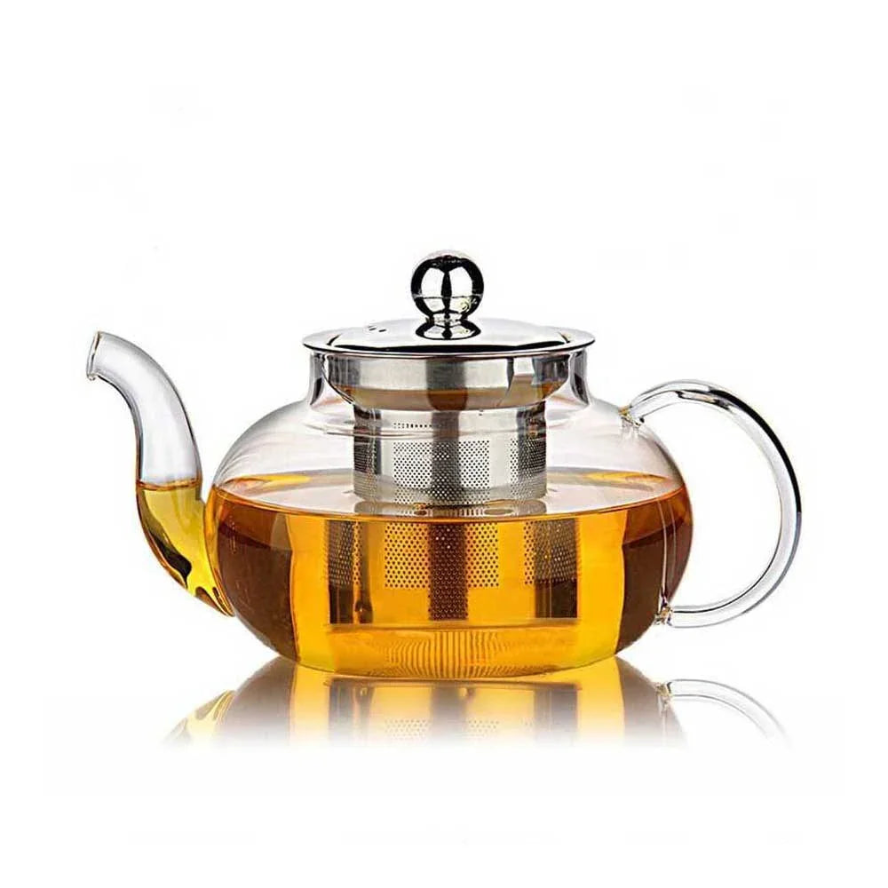 Cam Demlik 600 ml - Çelik Süzgeç