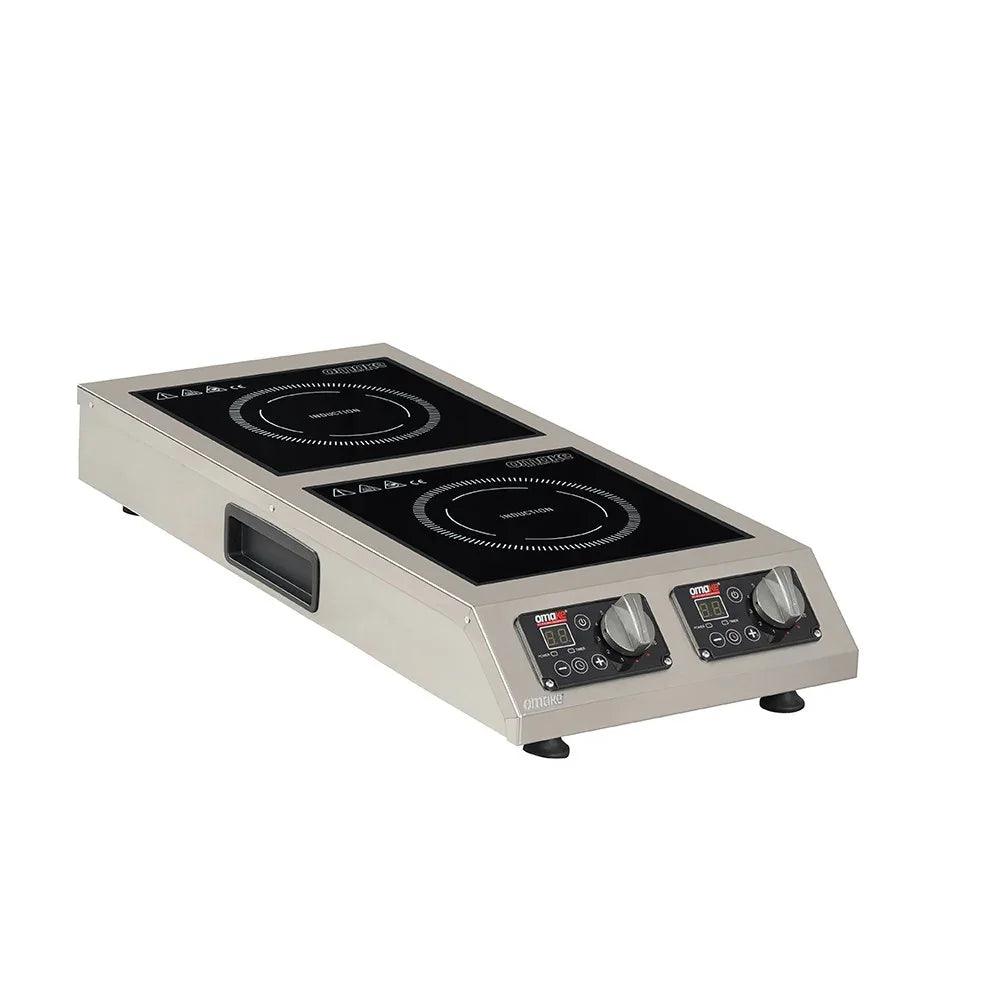 Omake IND21.I25.1800 Çiftli Set Üstü İndüksiyon Ocak, 2x1800 W, Elektrikli