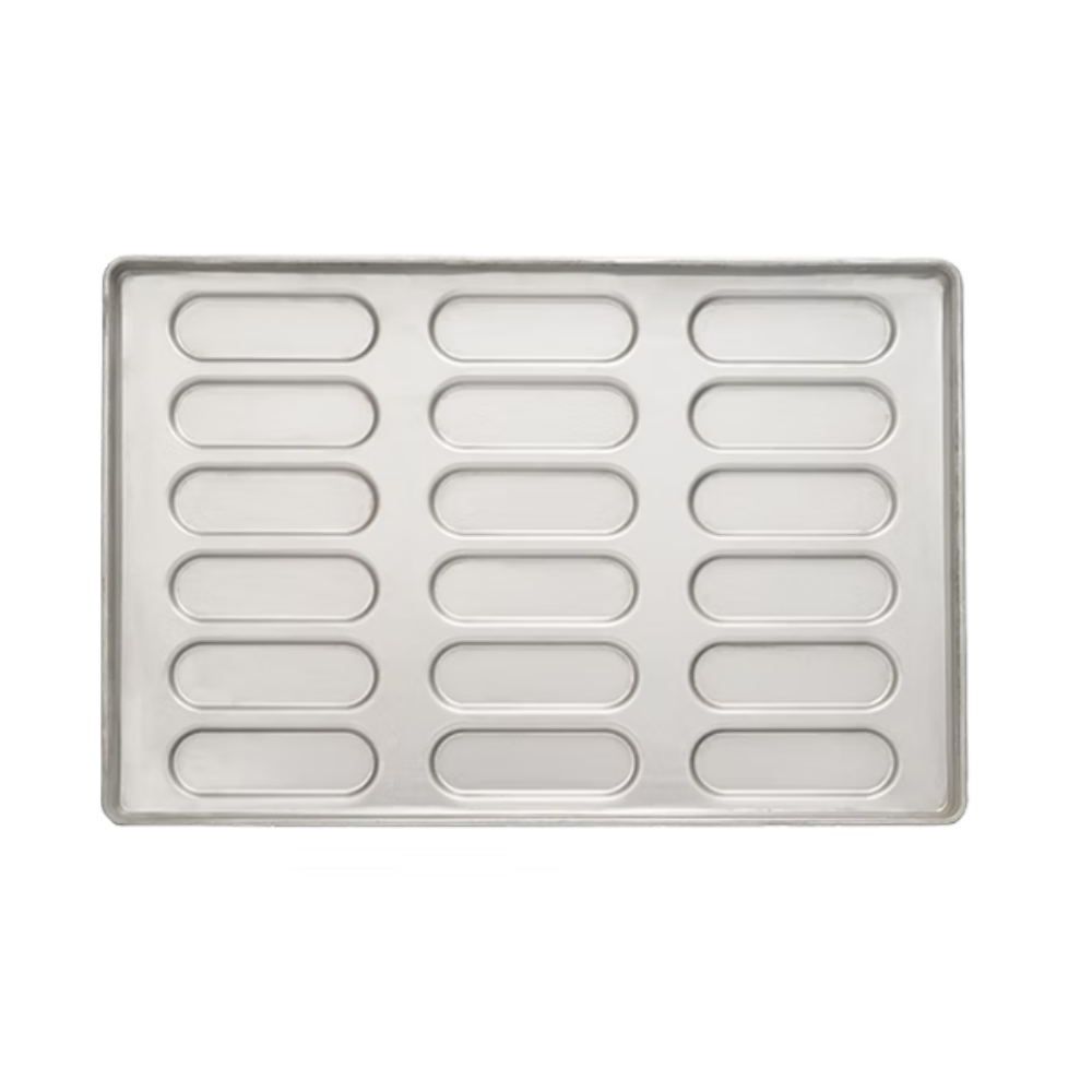 Almetal ALM-ST.35.60.90.12 Alüminize Sandviç Ekmek Tava (6x18) 60x90 cm 24 Göz